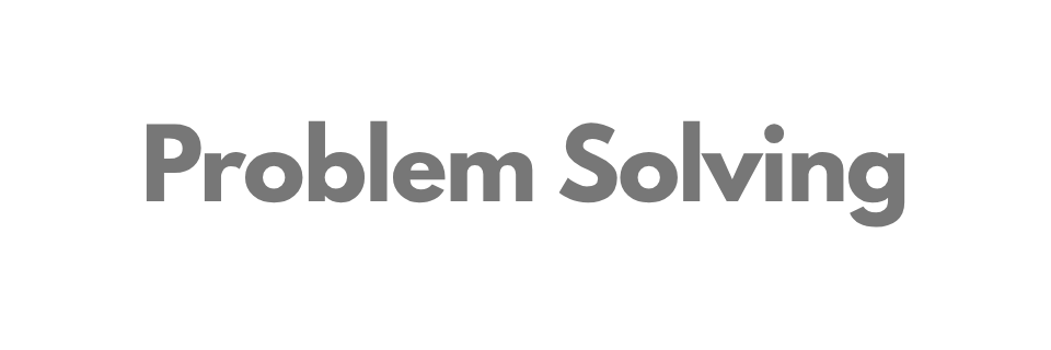 Problem Solving